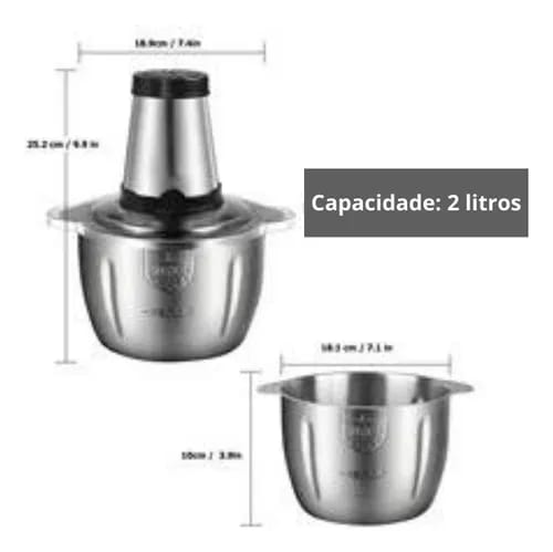 Triturador De Alimentos Sokany 2L